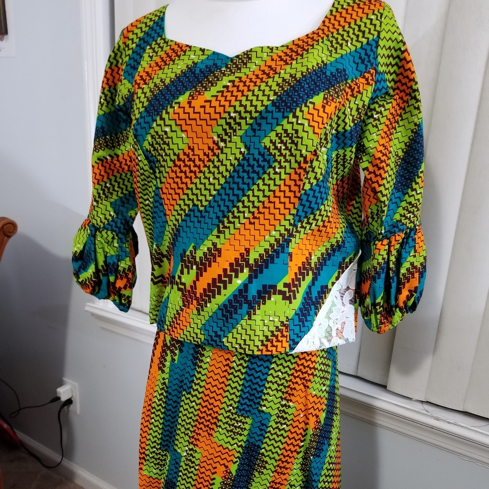 2 peice African dress